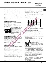 Preview for 21 page of Hotpoint Ariston LFF 8243 Operating Instructions Manual