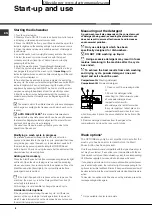 Preview for 6 page of Hotpoint Ariston LFF 835 Operating Instructions Manual