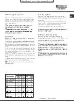 Preview for 7 page of Hotpoint Ariston LFF 835 Operating Instructions Manual