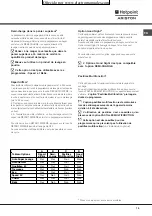 Preview for 19 page of Hotpoint Ariston LFF 835 Operating Instructions Manual