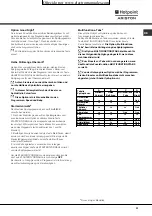 Preview for 31 page of Hotpoint Ariston LFF 835 Operating Instructions Manual