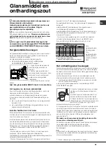 Preview for 45 page of Hotpoint Ariston LFF 835 Operating Instructions Manual