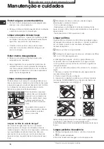 Preview for 70 page of Hotpoint Ariston LFF 835 Operating Instructions Manual