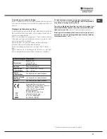 Preview for 27 page of Hotpoint Ariston LFF 8M019 Operating Instructions Manual