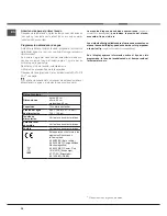 Preview for 36 page of Hotpoint Ariston LFF-8M116 Operating Instructions Manual