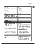 Preview for 59 page of Hotpoint Ariston LFF-8M116 Operating Instructions Manual