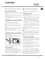 Preview for 47 page of Hotpoint Ariston LFF 8M121 Operating Instructions Manual