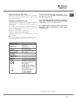 Preview for 59 page of Hotpoint Ariston LFF 8M121 Operating Instructions Manual