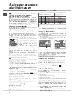 Preview for 72 page of Hotpoint Ariston LFF 8M121 Operating Instructions Manual