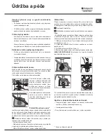 Preview for 67 page of Hotpoint Ariston LFF 8M132 Operating Instructions Manual