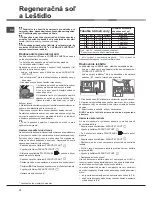 Preview for 72 page of Hotpoint Ariston LFF 8M132 Operating Instructions Manual