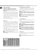 Preview for 22 page of Hotpoint Ariston LFFA+ 8M14 Operating Instructions Manual