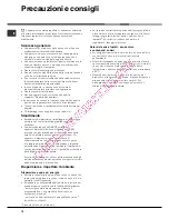 Preview for 10 page of Hotpoint Ariston LFS 114 Operating Instructions Manual