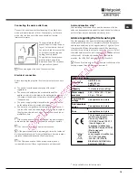 Preview for 15 page of Hotpoint Ariston LFS 114 Operating Instructions Manual