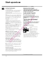 Preview for 18 page of Hotpoint Ariston LFS 114 Operating Instructions Manual