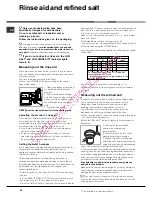 Preview for 20 page of Hotpoint Ariston LFS 114 Operating Instructions Manual