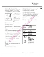 Preview for 27 page of Hotpoint Ariston LFS 114 Operating Instructions Manual