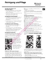 Preview for 45 page of Hotpoint Ariston LFS 114 Operating Instructions Manual