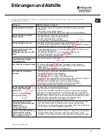 Preview for 47 page of Hotpoint Ariston LFS 114 Operating Instructions Manual