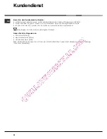 Preview for 48 page of Hotpoint Ariston LFS 114 Operating Instructions Manual