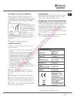 Preview for 51 page of Hotpoint Ariston LFS 114 Operating Instructions Manual