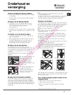 Preview for 57 page of Hotpoint Ariston LFS 114 Operating Instructions Manual