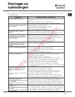 Preview for 59 page of Hotpoint Ariston LFS 114 Operating Instructions Manual