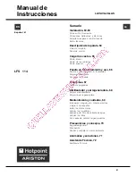 Preview for 61 page of Hotpoint Ariston LFS 114 Operating Instructions Manual