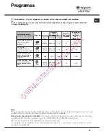 Preview for 67 page of Hotpoint Ariston LFS 114 Operating Instructions Manual