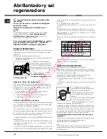 Preview for 68 page of Hotpoint Ariston LFS 114 Operating Instructions Manual