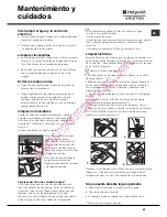 Preview for 69 page of Hotpoint Ariston LFS 114 Operating Instructions Manual