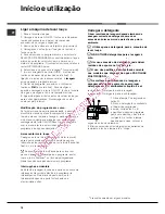 Preview for 78 page of Hotpoint Ariston LFS 114 Operating Instructions Manual