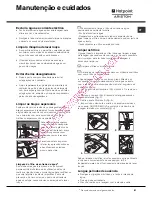 Preview for 81 page of Hotpoint Ariston LFS 114 Operating Instructions Manual