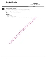 Preview for 84 page of Hotpoint Ariston LFS 114 Operating Instructions Manual