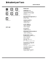 Hotpoint Ariston LFS 216 Operating Instructions Manual preview