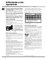 Preview for 8 page of Hotpoint Ariston LFSA+ 2164 Operating Instructions Manual