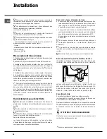 Preview for 26 page of Hotpoint Ariston LFSA+ 2164 Operating Instructions Manual