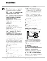 Preview for 50 page of Hotpoint Ariston LFSA+ 2164 Operating Instructions Manual