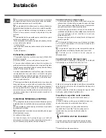 Preview for 62 page of Hotpoint Ariston LFSA+ 2164 Operating Instructions Manual