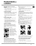 Preview for 69 page of Hotpoint Ariston LFSA+ 2164 Operating Instructions Manual