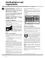 Preview for 80 page of Hotpoint Ariston LFSA+ 2164 Operating Instructions Manual