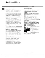 Preview for 6 page of Hotpoint Ariston LFT 116 Operating Instructions Manual