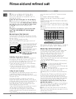 Preview for 20 page of Hotpoint Ariston LFT 116 Operating Instructions Manual