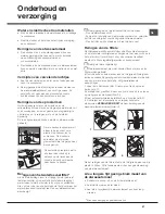 Preview for 57 page of Hotpoint Ariston LFT 116 Operating Instructions Manual