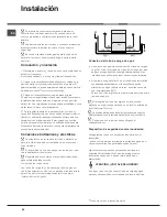 Preview for 62 page of Hotpoint Ariston LFT 116 Operating Instructions Manual