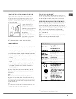 Preview for 75 page of Hotpoint Ariston LFT 116 Operating Instructions Manual