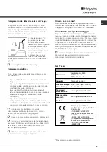 Preview for 3 page of Hotpoint Ariston LFT 228 Operating Instructions Manual