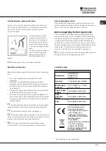 Preview for 15 page of Hotpoint Ariston LFT 228 Operating Instructions Manual