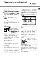 Предварительный просмотр 21 страницы Hotpoint Ariston LFT 228 Operating Instructions Manual