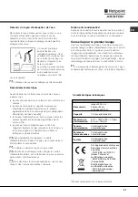 Preview for 27 page of Hotpoint Ariston LFT 228 Operating Instructions Manual